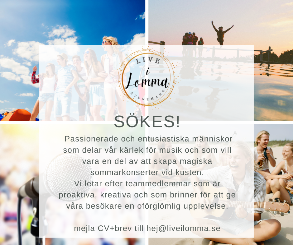 Live i Lomma söker personal